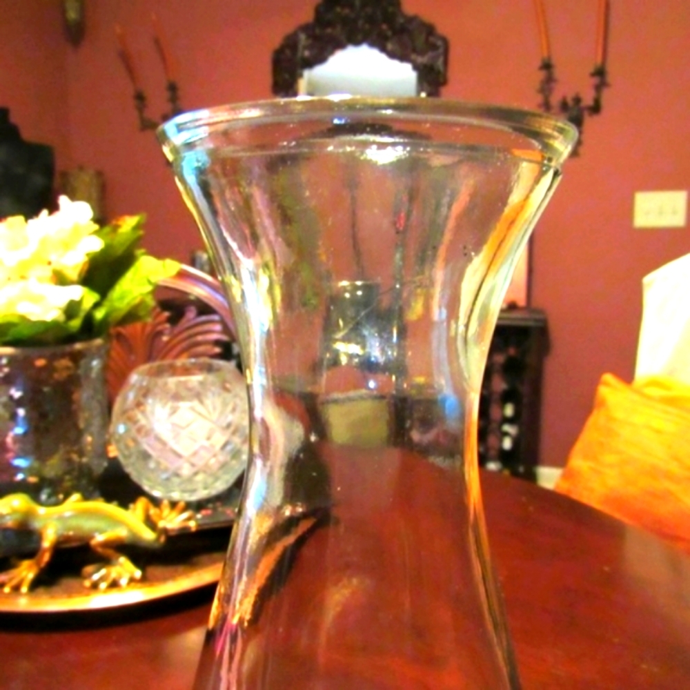 🌻 Fabulous Vintage Classic Clear Glass Juice Carafe - Picture 3 of 8
